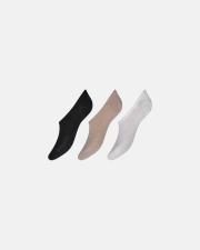 Footies 3-Pack - Black, Nude & White -Hype the Detail