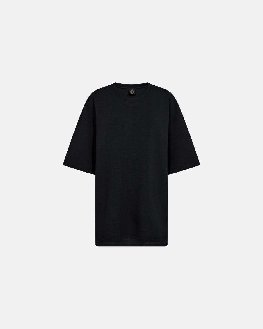 Logo Sweat T-Shirt - Black -Hype the Detail