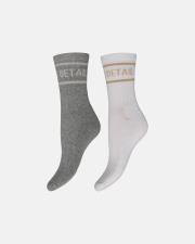 Logo Socks 2-Pack - Grey -Hype the Detail