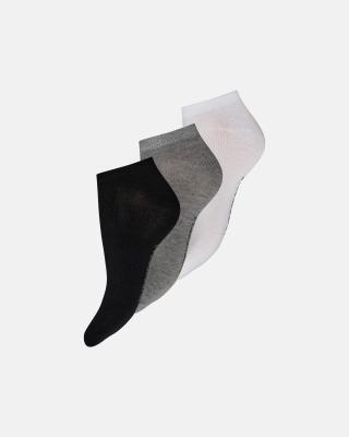 Sneaker Socks 3-pack – Black, Grey &amp; White -Hype the Detail
