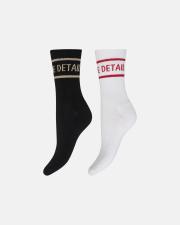 Logo Tennis Socks 2-Pack - Black -Hype the Detail