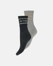 Logo Socks 2-Pack - Black -Hype the Detail