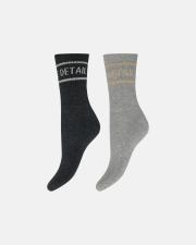 Logo Socks 2-Pack - Black -Hype the Detail