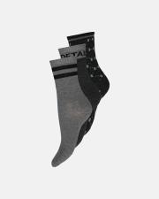 Glitter Socks 3-Pack - Grey -Hype the Detail