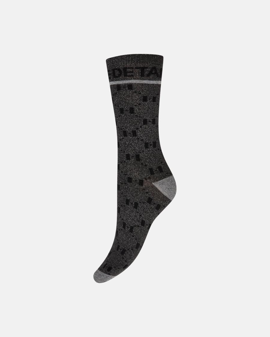 Glitter Socks - Grey -Hype the Detail