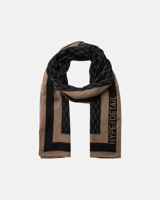 Logo Scarf - Black -Hype the Detail
