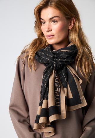 Logo Scarf - Black -Hype the Detail