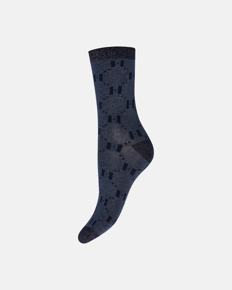 Glitter Socks - Navy -Hype the Detail