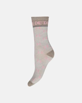 Logo Glitter Socks - Pink -Hype the Detail