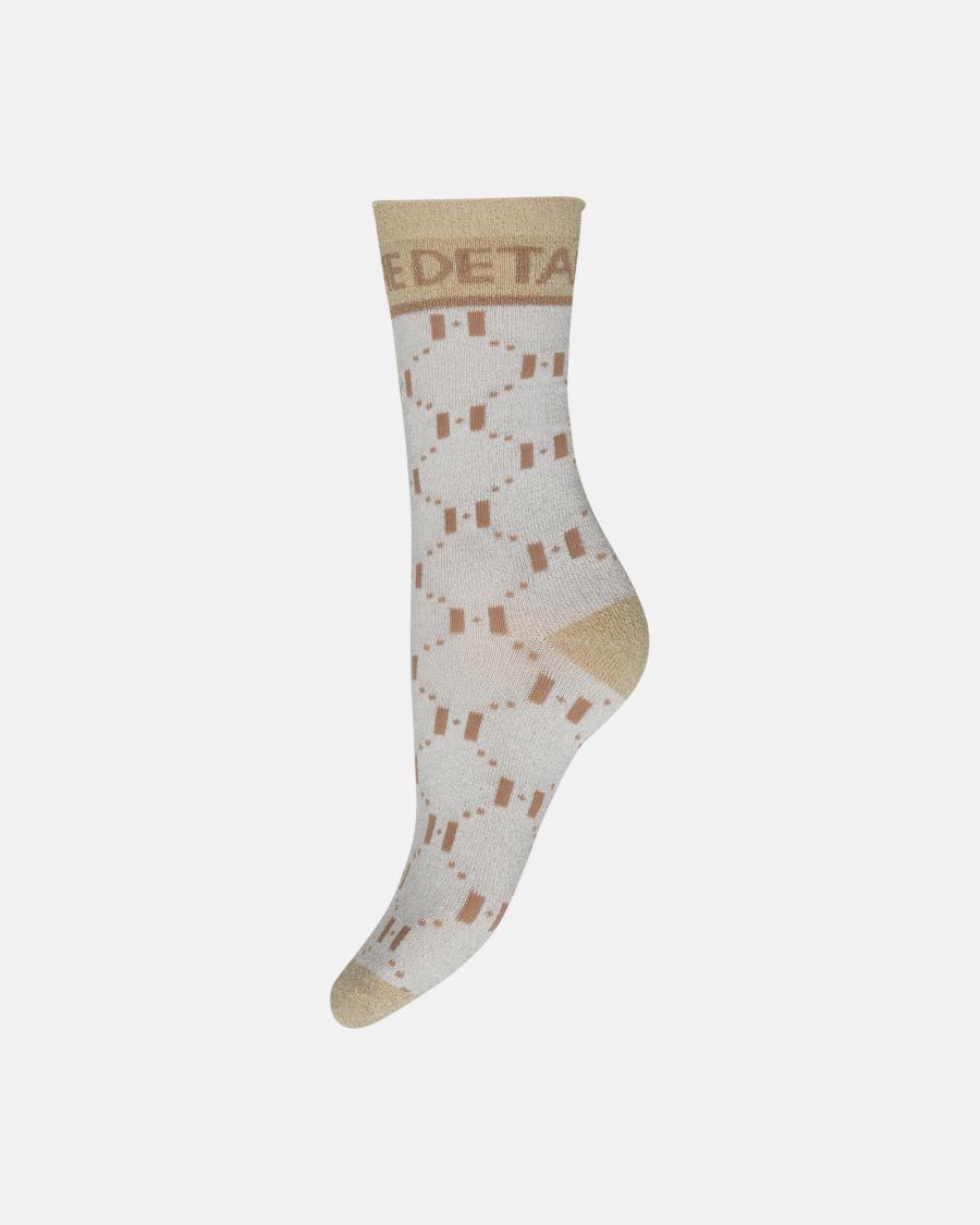 Glitter Socks - Ivory -Hype the Detail