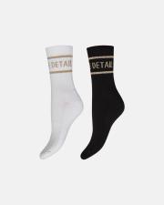 Logo Socks 2-Pack - White -Hype the Detail