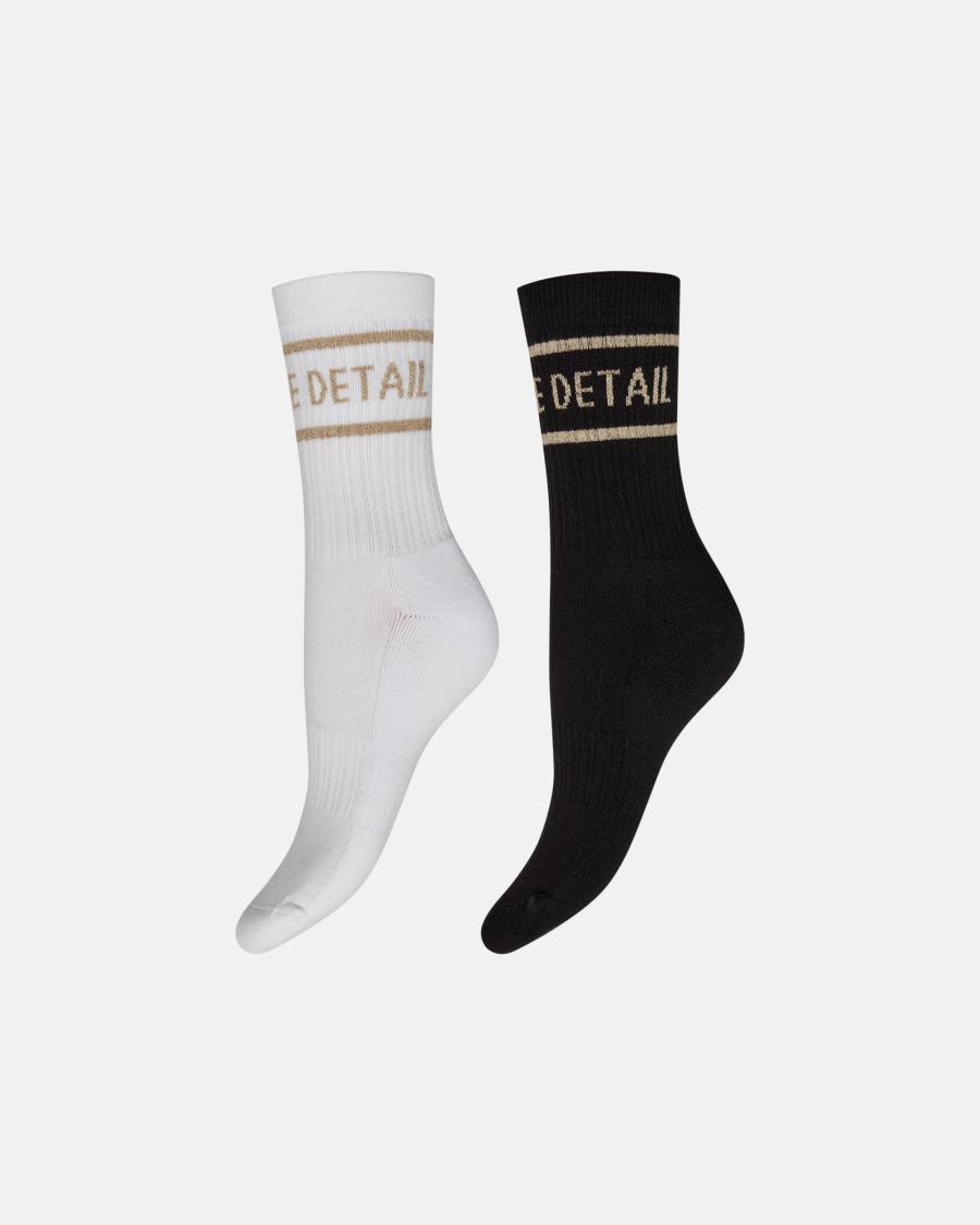 Logo Socks 2-Pack - White -Hype the Detail