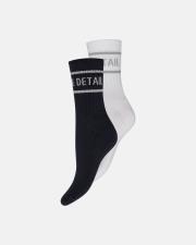 Logo Socks 2-Pack - Black -Hype the Detail
