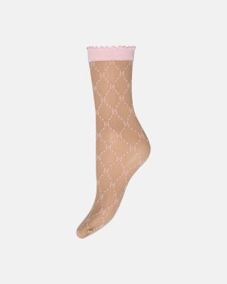Logo Socks 25 Denier - Pink -Hype the Detail