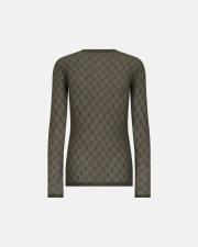 Logo Mesh Blouse - Green -Hype the Detail