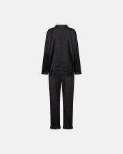 Logo Satin Pyjamas - Black -Hype the Detail