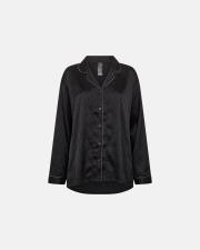 Logo Satin Pyjamas - Black -Hype the Detail