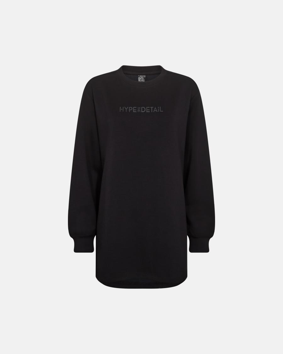 Logo Sweatshirt - Black -Hype the Detail