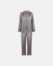 Logo Satin Pyjamas - Grey -Hype the Detail