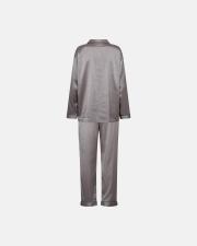 Logo Satin Pyjamas - Grey -Hype the Detail