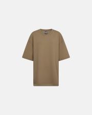 Logo Sweat T-Shirt - Beige -Hype the Detail