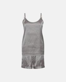 Logo Satin Set - Grey -Hype the Detail