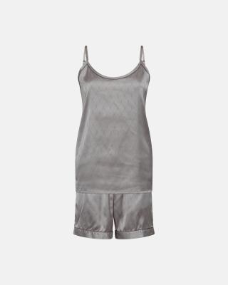 Logo Satin Set - Grey -Hype the Detail