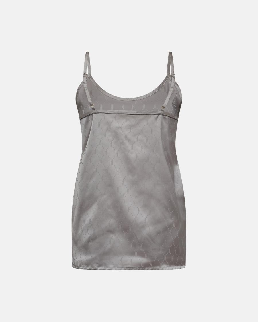 Logo Satin Set - Grey -Hype the Detail