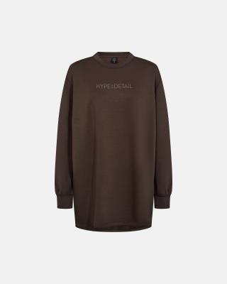 Logo Sweatshirt - Brown -Hype the Detail