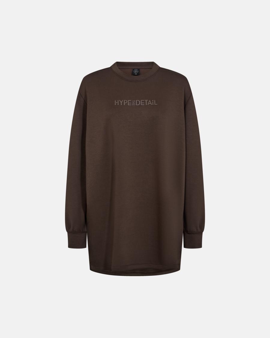 Logo Sweatshirt - Brown -Hype the Detail