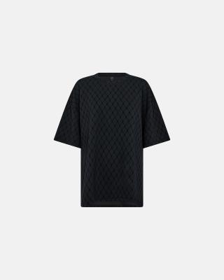 Logo Oversized Sweat T-Shirt - Black -Hype the Detail