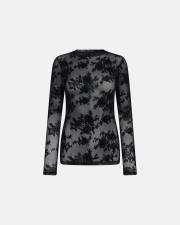 Lace Blouse - Black -Hype the Detail