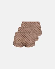 Logo Maxi 3-Pack - Brown -Hype the Detail