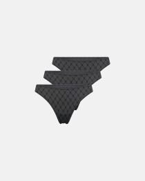 Logo String 3-Pack - Grey -Hype the Detail