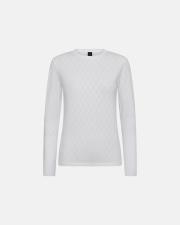 Logo Burn-out Blouse - White -Hype the Detail