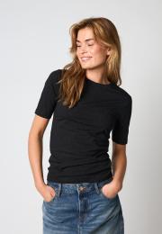 Logo Burn-out T-Shirt - Black -Hype the Detail