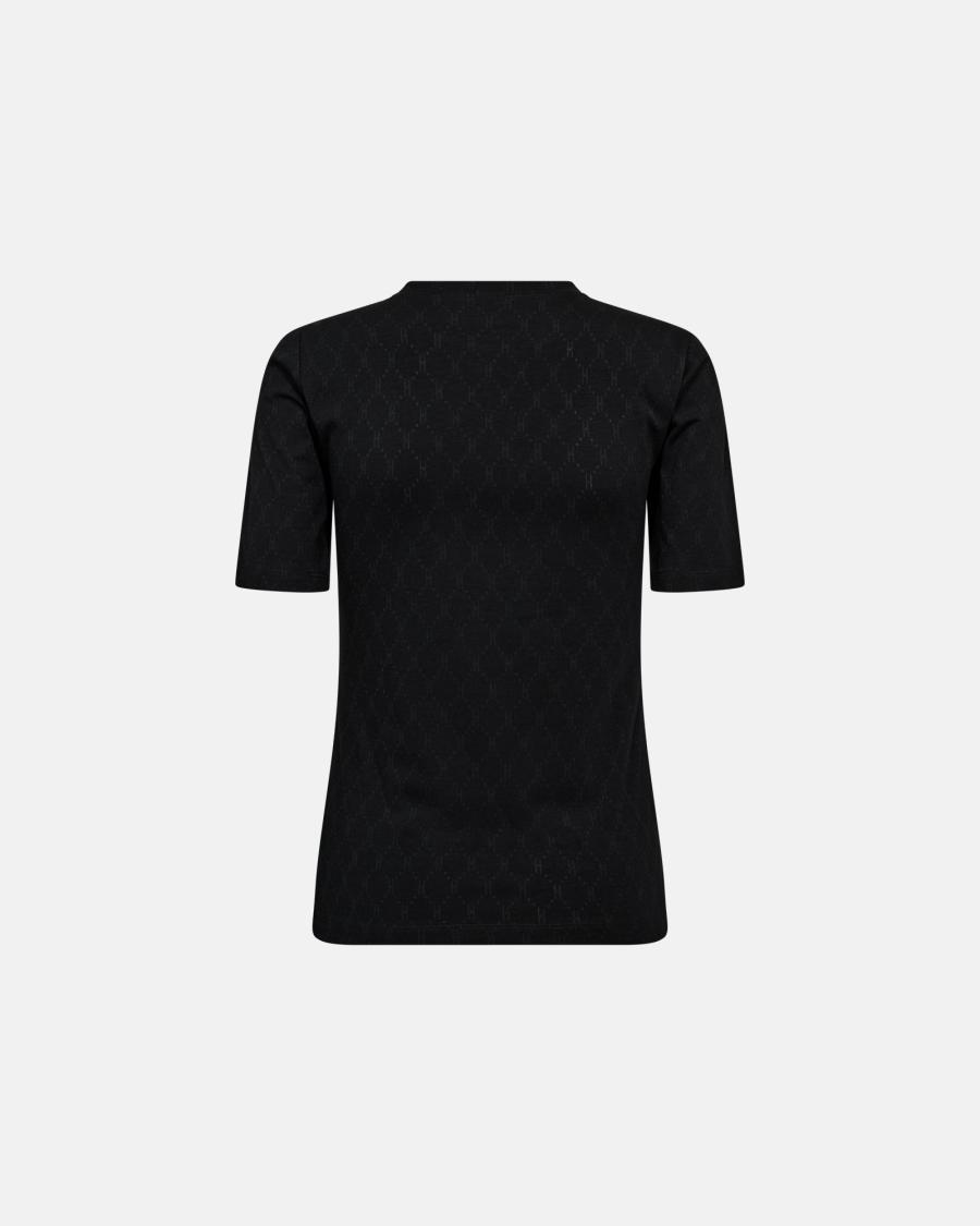 Logo Burn-out T-Shirt - Black -Hype the Detail