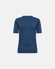 Logo Burn-out T-Shirt - Blue -Hype the Detail