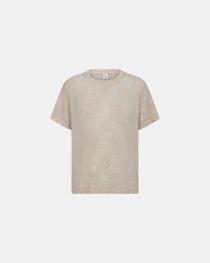 Lace Oversized T-Shirt - Powder -Hype the Detail