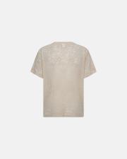 Lace Oversized T-Shirt - Powder -Hype the Detail