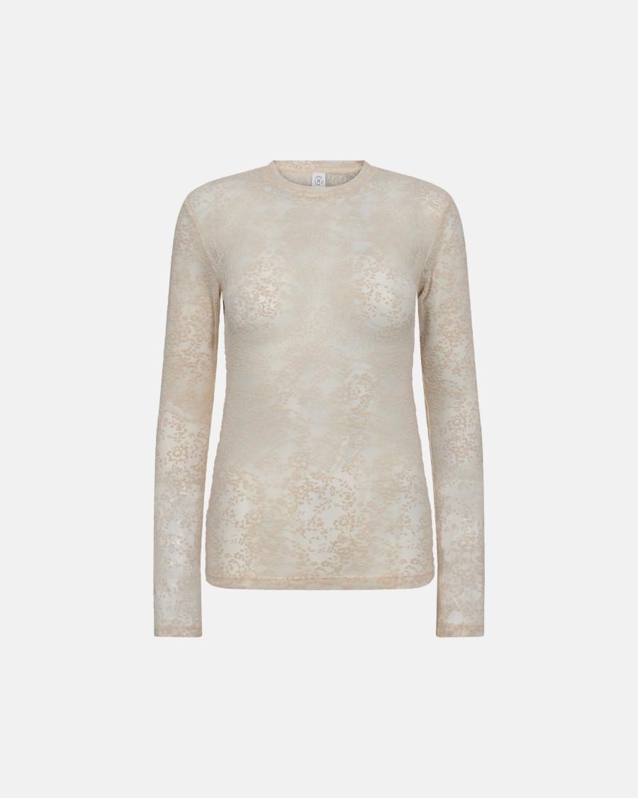Lace Blouse - Nude -Hype the Detail