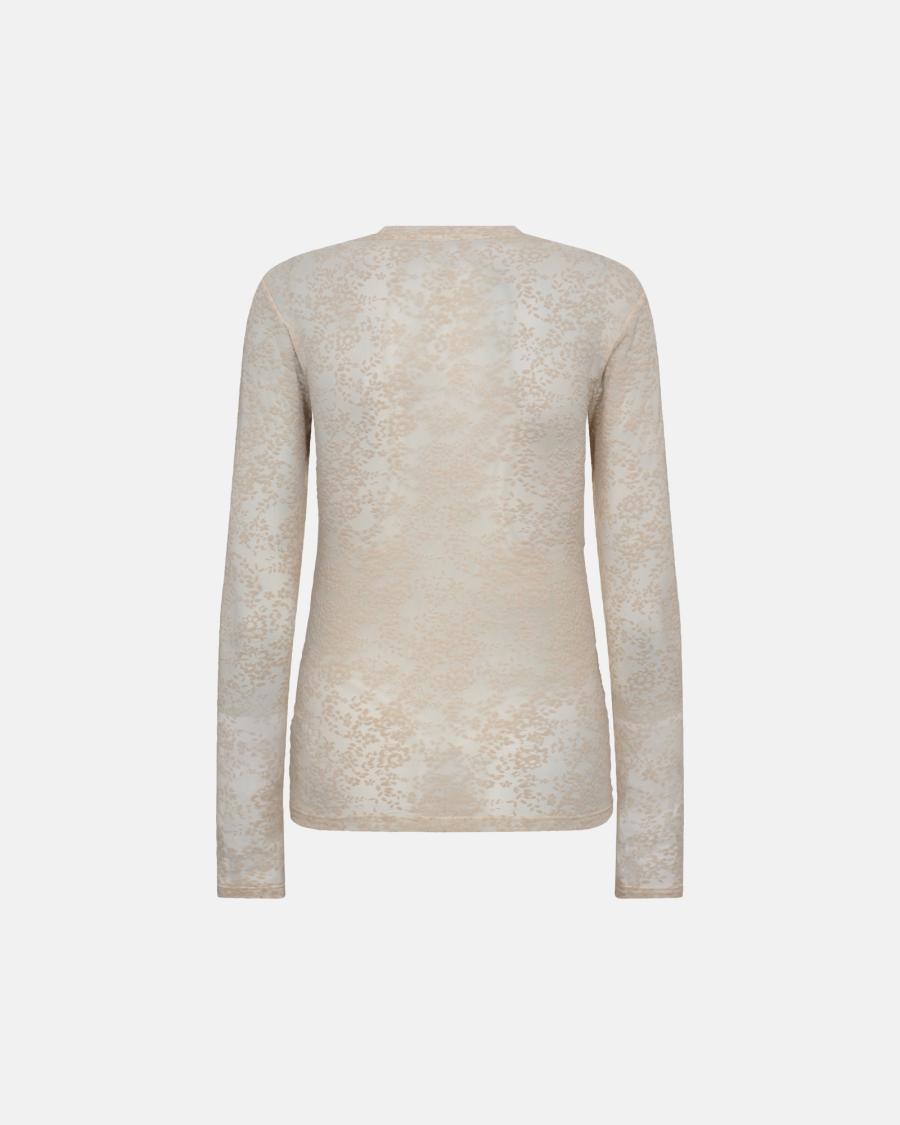 Lace Blouse - Nude -Hype the Detail
