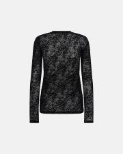 Lace Blouse - Black -Hype the Detail