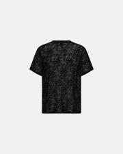 Lace Oversized T-Shirt - Black -Hype the Detail