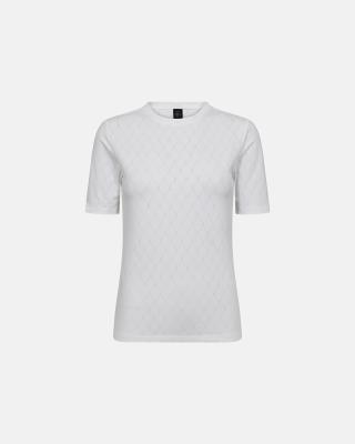 Logo Burn-out T-Shirt - White -Hype the Detail