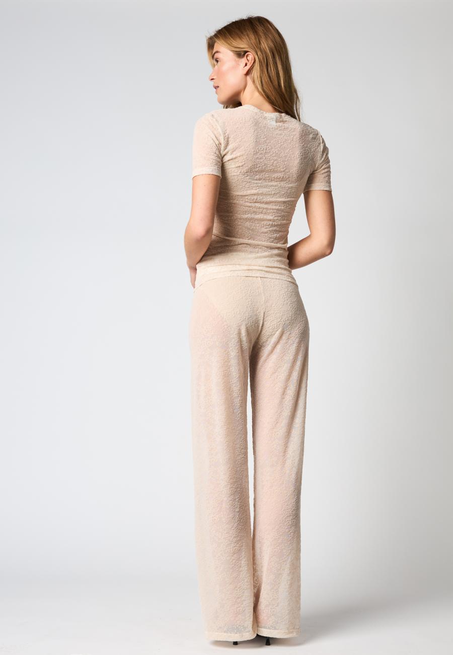 Lace Pants - Powder -Hype the Detail