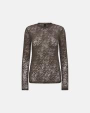 Lace Blouse - Brown -Hype the Detail