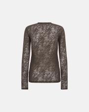 Lace Blouse - Brown -Hype the Detail