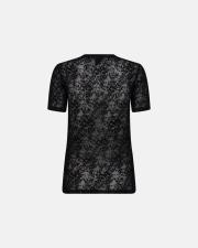 Lace Slimfit T-Shirt - Black -Hype the Detail