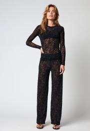 Lace Pants - Black -Hype the Detail